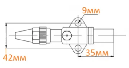Вентиль запорный  всасывающий Bitzer 2FES-2Y-40S 2FES-3Y-40S